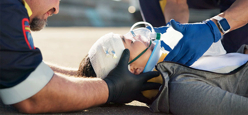 patient needing traumatic brain injury treatment in Tarrytown after an auto accident