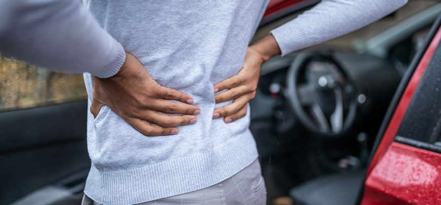 patient needing vertebral subluxation treatment in Tarrytown after an auto accident