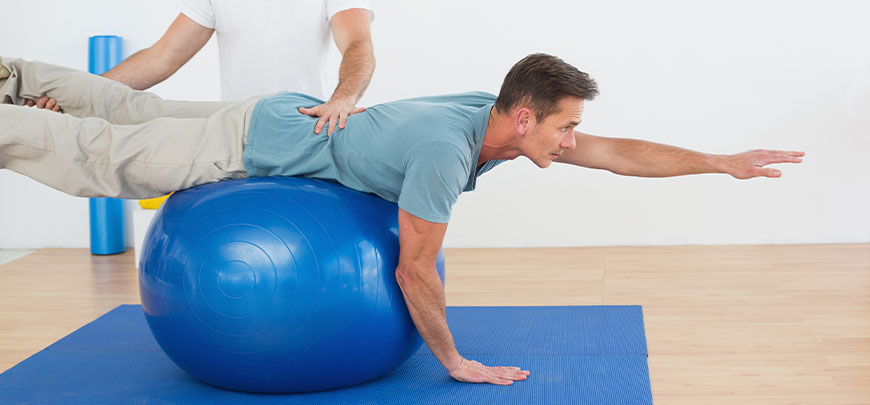 patient receiving therapeutic exercise in Tarrytown for auto accident injury relief